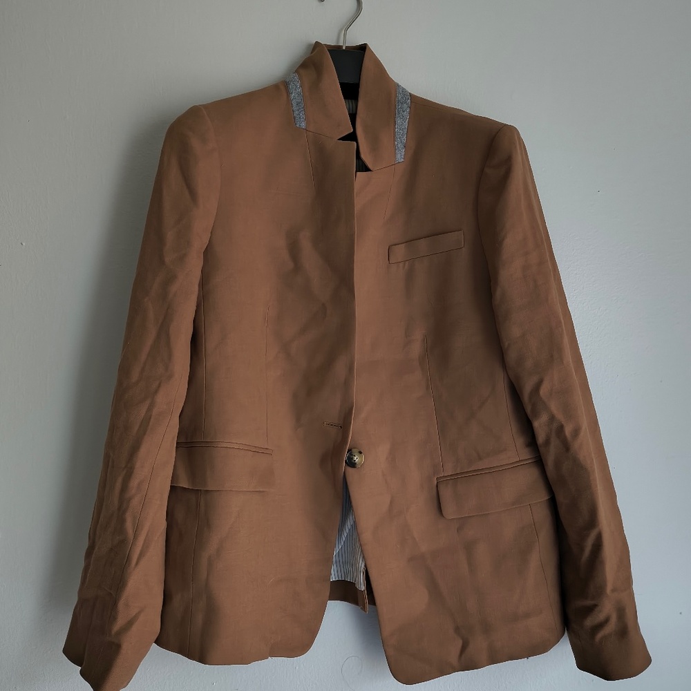 J. Crew Brown Blazer - Picture 2 of 3
